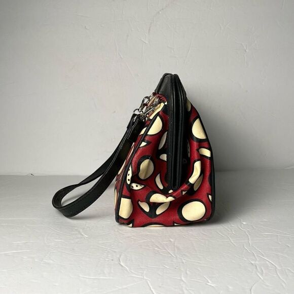 Petunia Pickle Bottom Red Floral Print Small Baby Bag Shoulder Handbag Detachabl - Picture 8 of 14